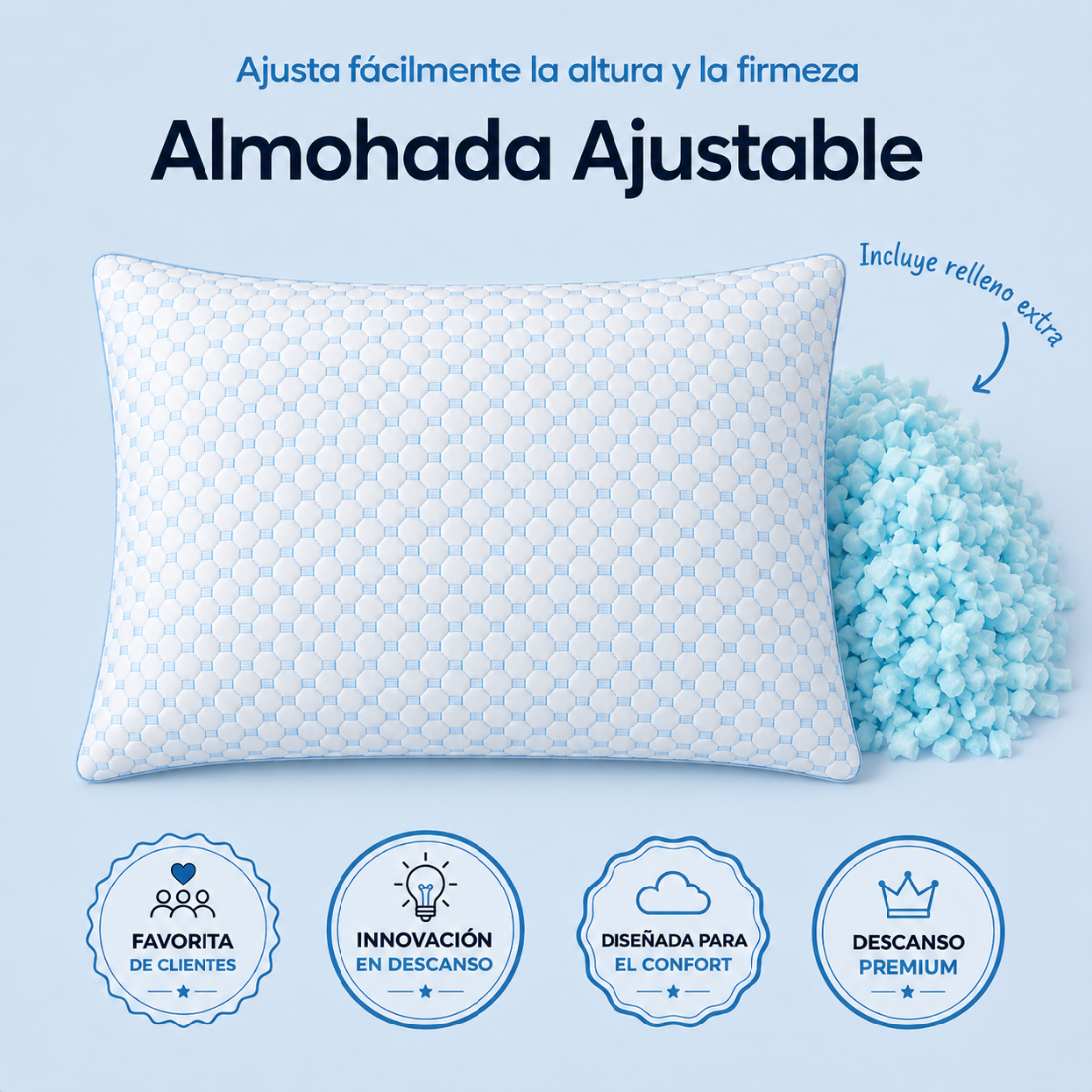 Nubesa Original - Almohada Ajustable
